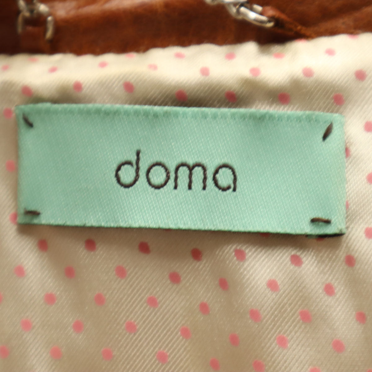 DOMA ドマ 本革 レザーコート キャメル レディース