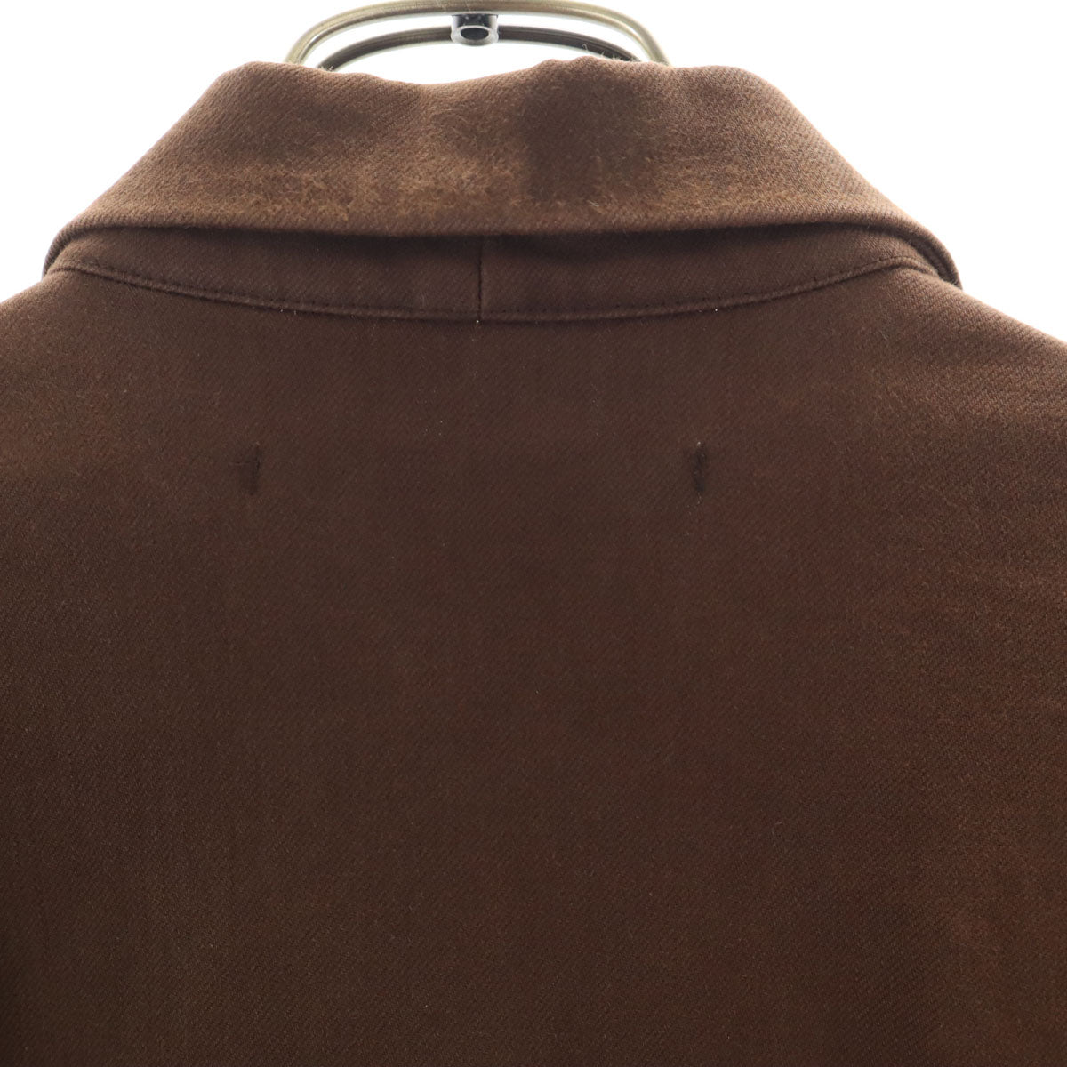 エッセンス ドイツ製 チェスターコート XS ブラウン メンズ