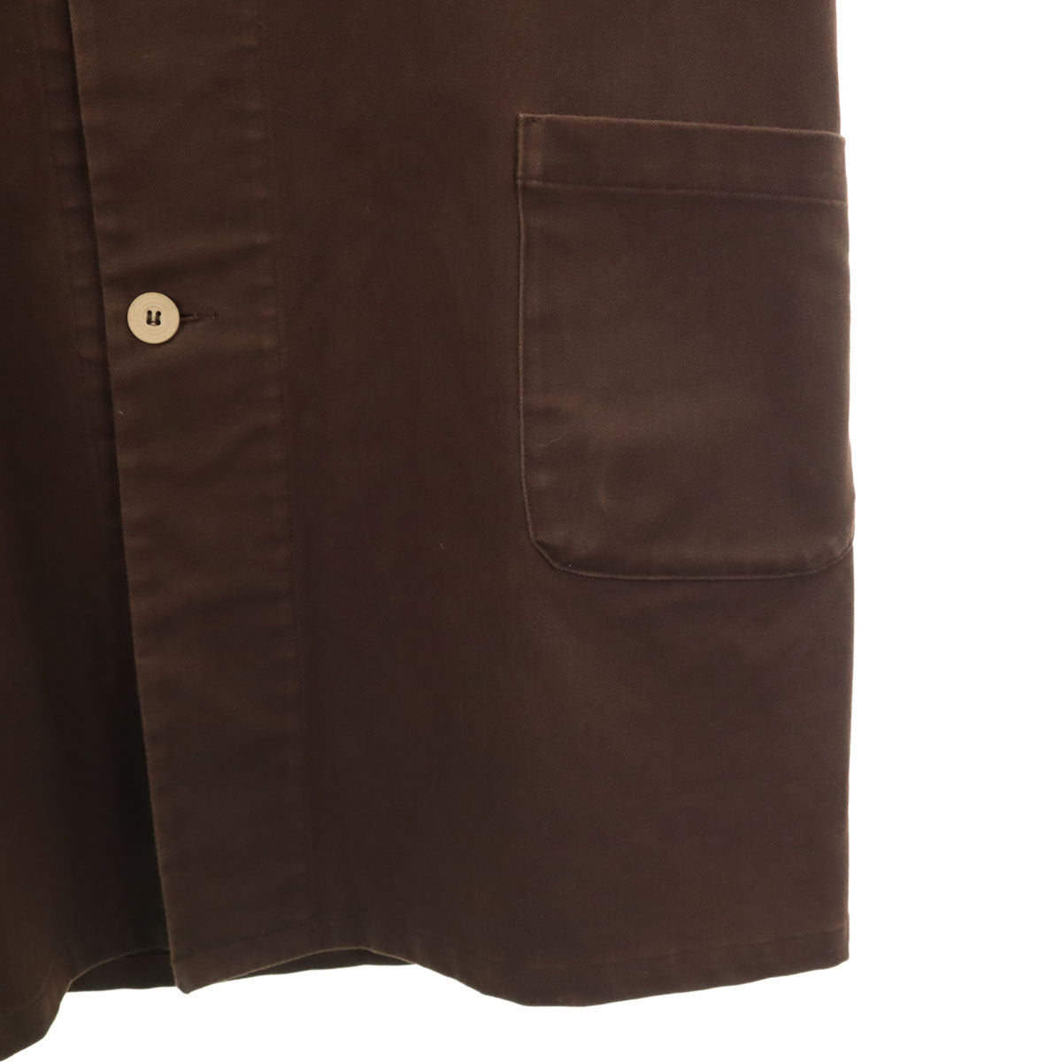 エッセンス ドイツ製 チェスターコート XS ブラウン メンズ