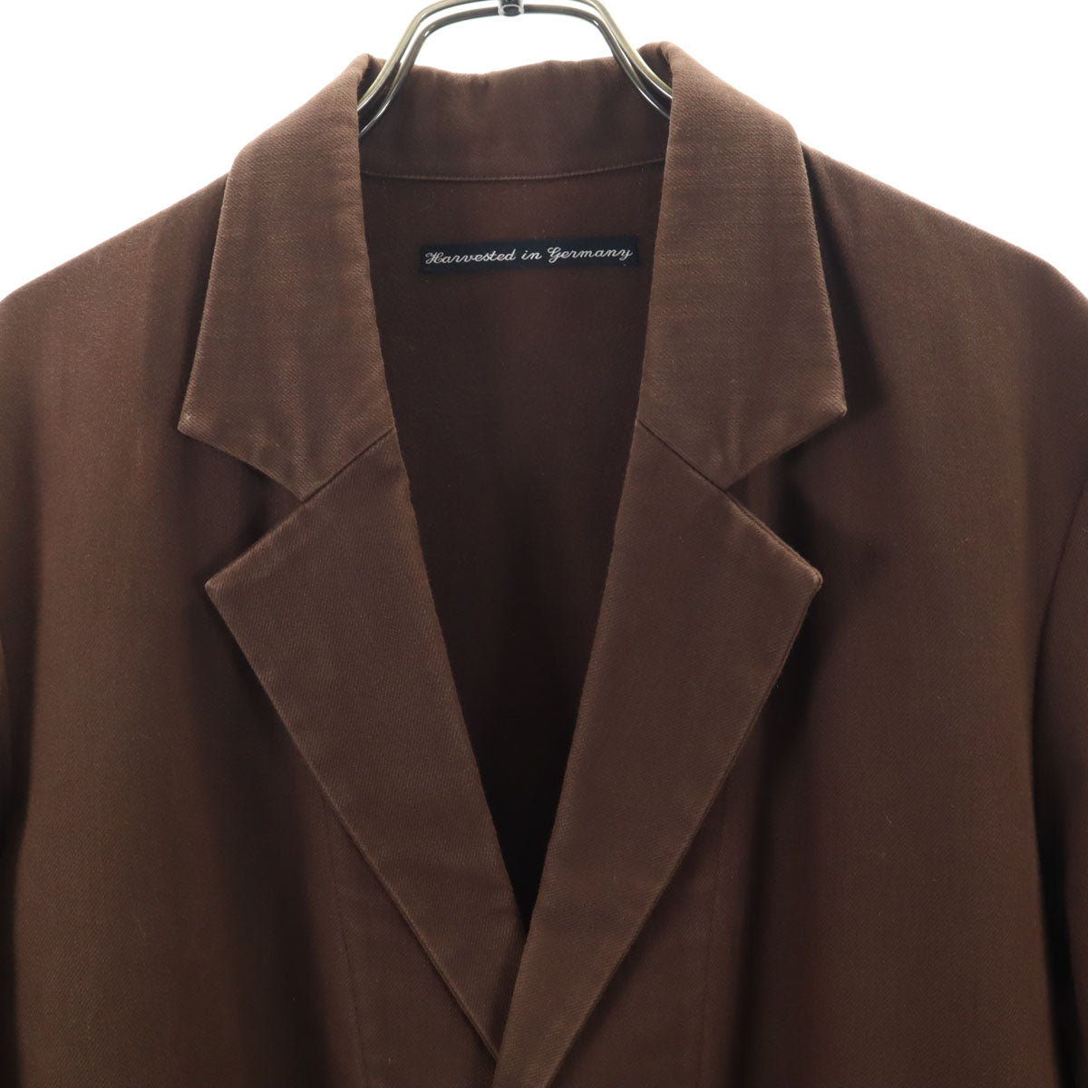 エッセンス ドイツ製 チェスターコート XS ブラウン メンズ