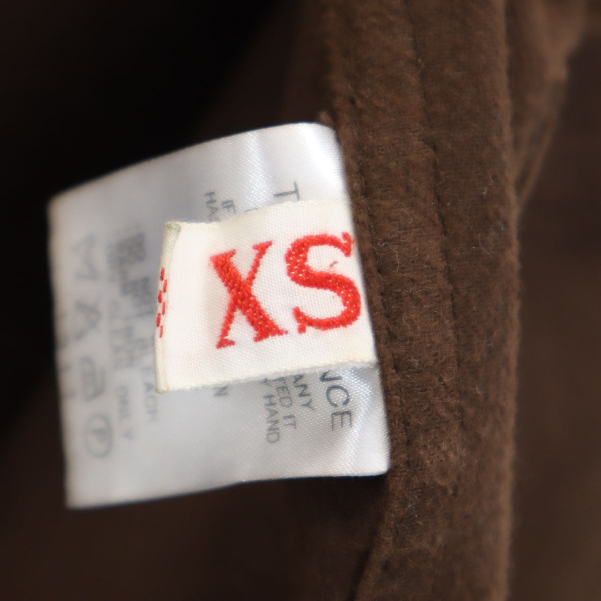 エッセンス ドイツ製 チェスターコート XS ブラウン メンズ