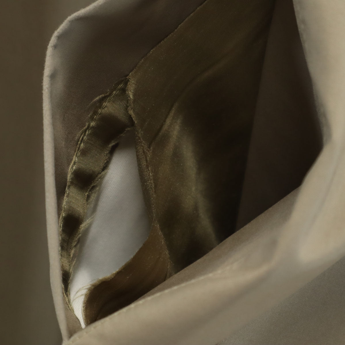 Brooks Brothers ブルックスブラザーズ ステンカラーコート S カーキブラウン メンズ