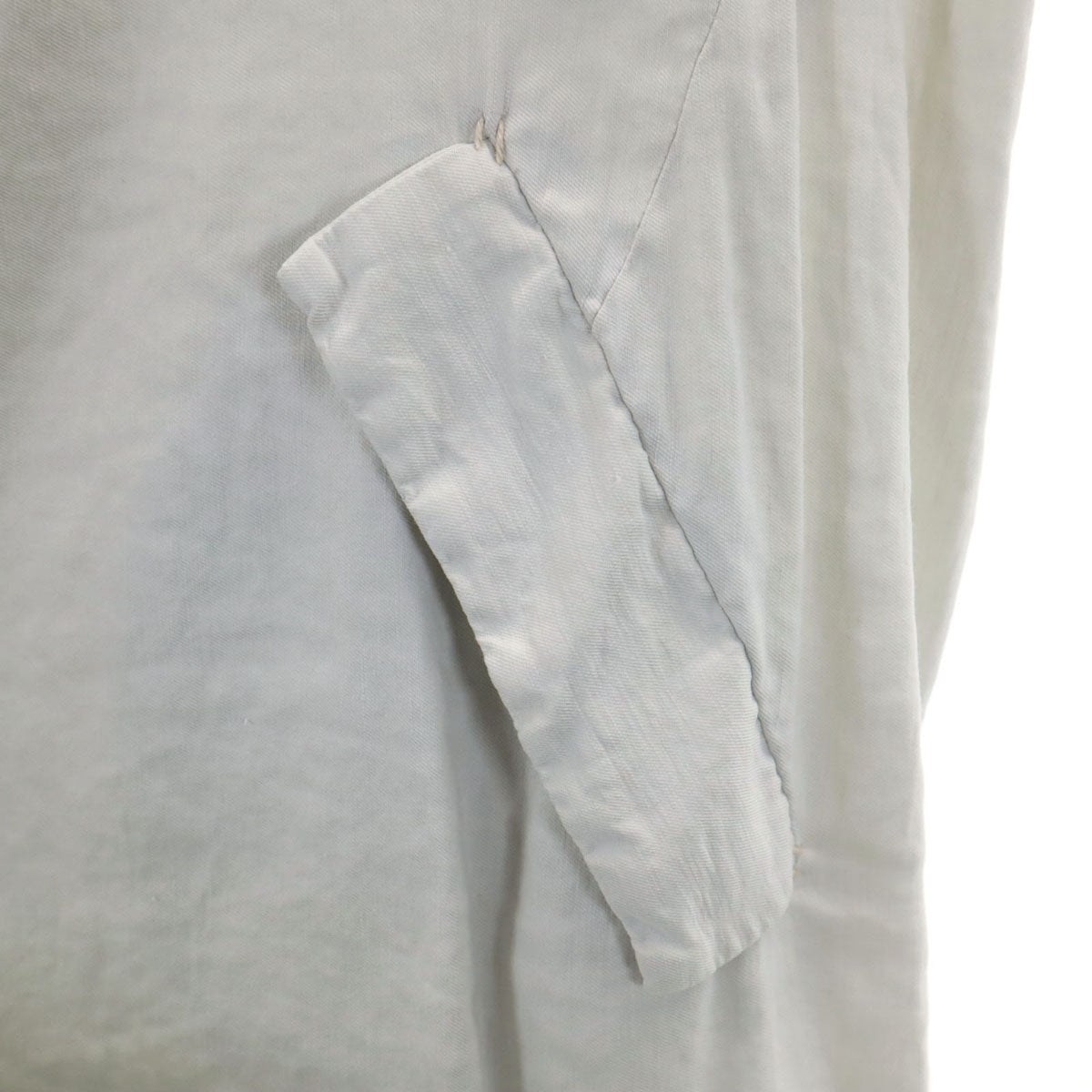 TRANSIT トランジット イタリア製 リネンブレンド ステンカラーコート 1 ライトグレー ストレッチ レディース