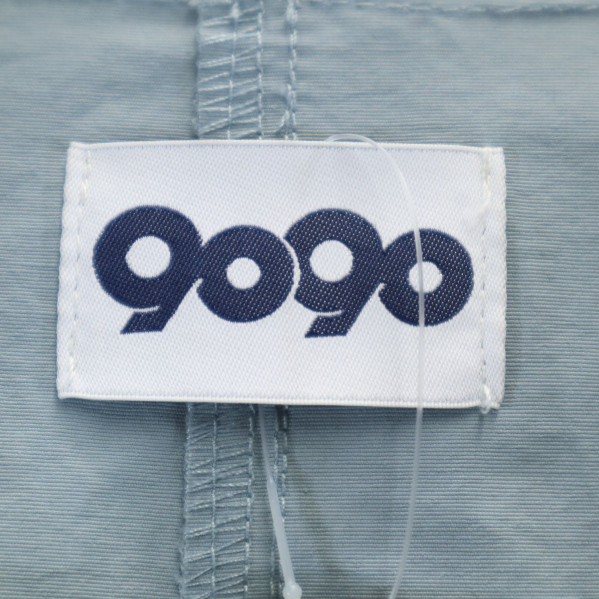 未使用 9090 ナインティナインティ 長袖 モッズコート M くすみブルー メンズ