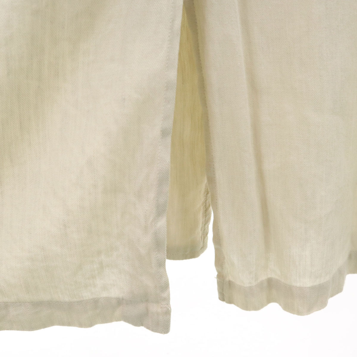 Danton ダントン リネンブレンド ステンカラーコート 34 グレージュ レディース