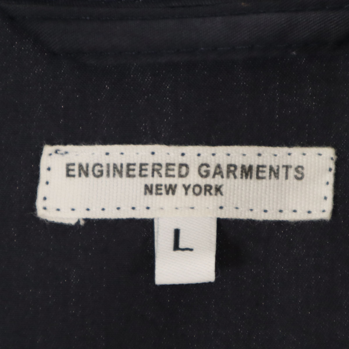 Engineered Garments エンジニアードガーメンツ USA製 チェスターコート L ネイビー メンズ