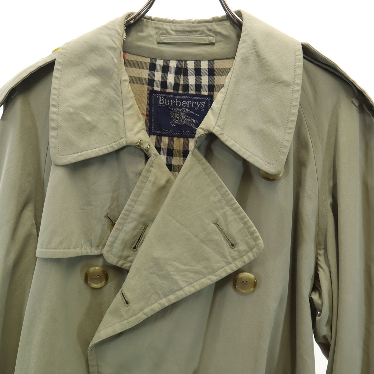 Burberrys バーバリーズ 80s 90s 英国製 オールド トレンチコート 48 ベージュ系 メンズ