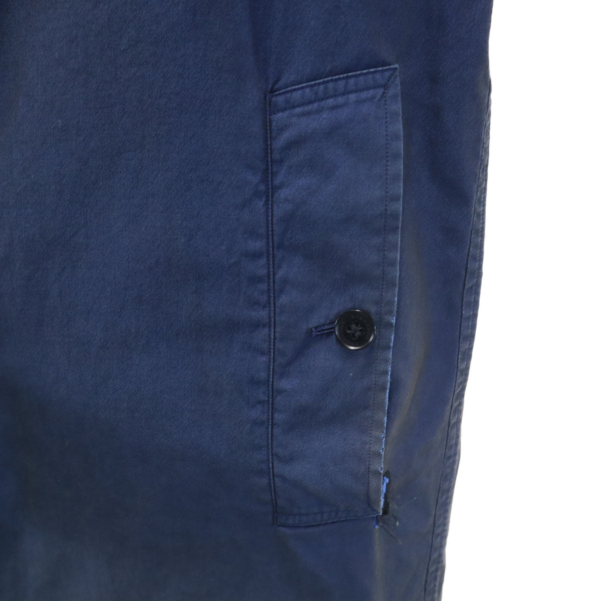 BURBERRY バーバリー イタリア製 ステンカラーコート 50 ネイビー メンズ