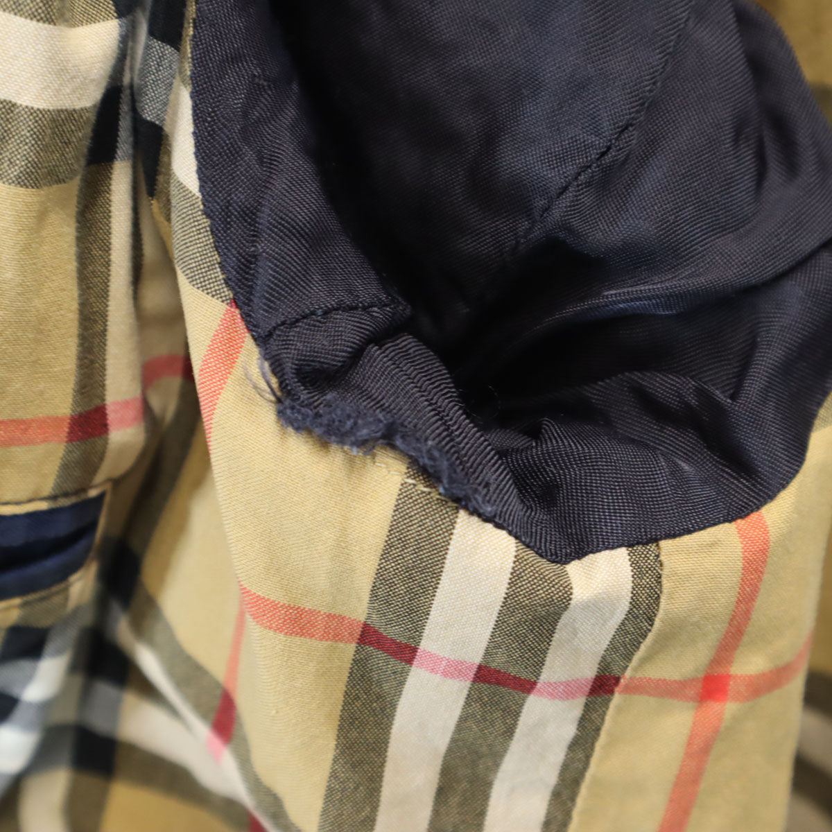 BURBERRY バーバリー イタリア製 ステンカラーコート 50 ネイビー メンズ