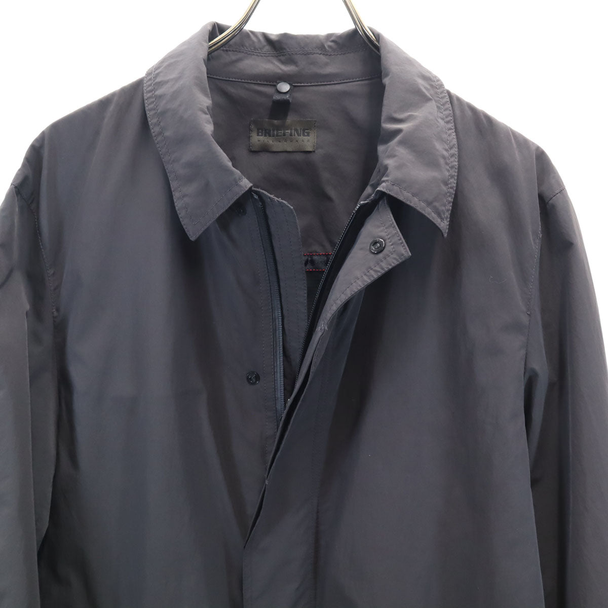 BRIEFING ブリーフィング ウィルラウンジ コラボ パッカブル コート L チャコールグレー x WillLOUNGE メンズ
