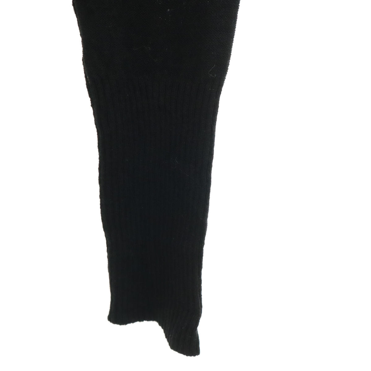 Y's ワイズ 日本製 長袖 アシンメトリー ニット 2 ブラック チュニック レディース