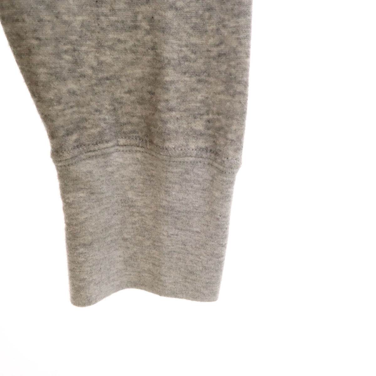 HYSTERIC GLAMOUR ヒステリックグラマー チェーン刺繍 長袖 ロング パーカー FREE グレー レディース