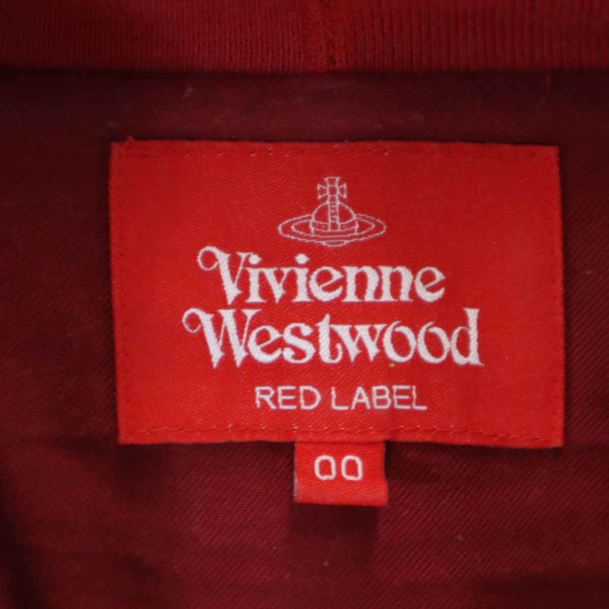 Vivienne Westwood RED LABEL ヴィヴィアンウエストウッドレッドレーベル 日本製 オーブ 長袖 ロング パーカー o レッド レディース