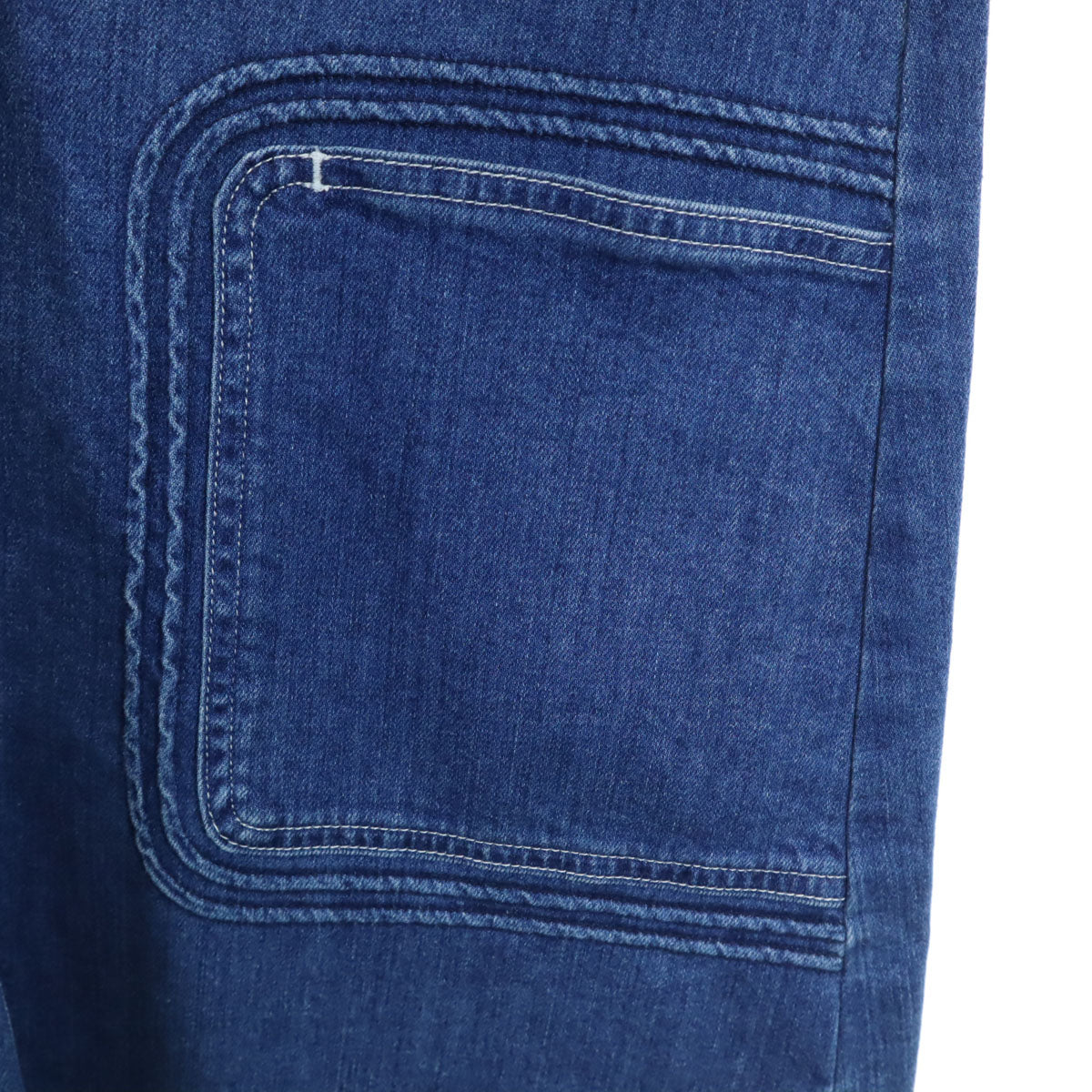 SEE BY CHLOE シーバイクロエ イタリア製 ノースリーブ デニム ワンピース 38 ブルー レディース