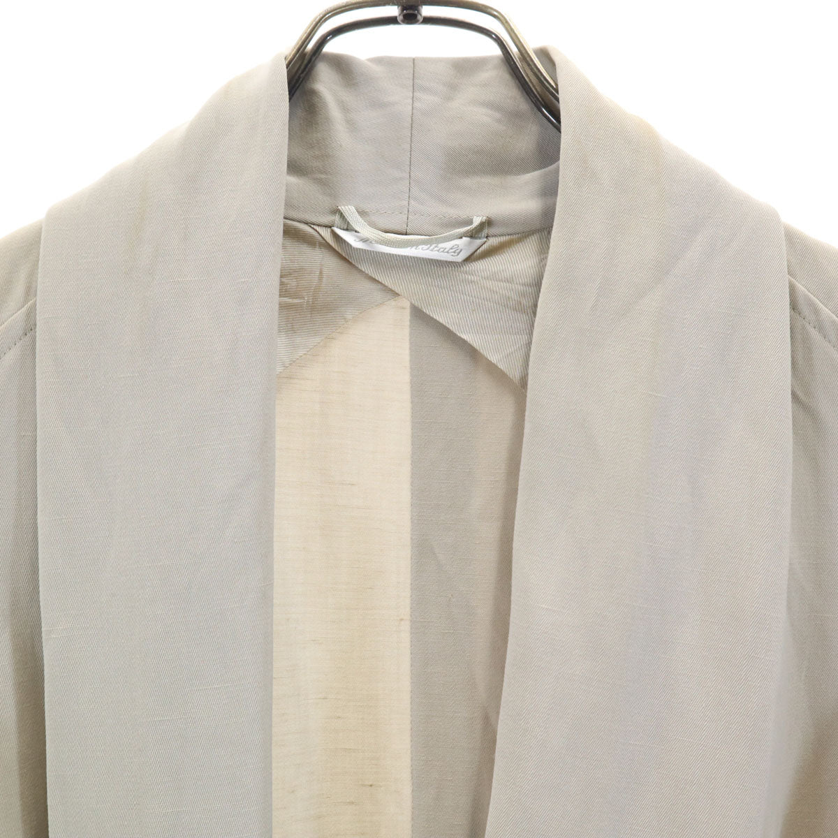 MAX MARA マックスマーラ イタリア製 ロングコート 38 アイボリー レディース