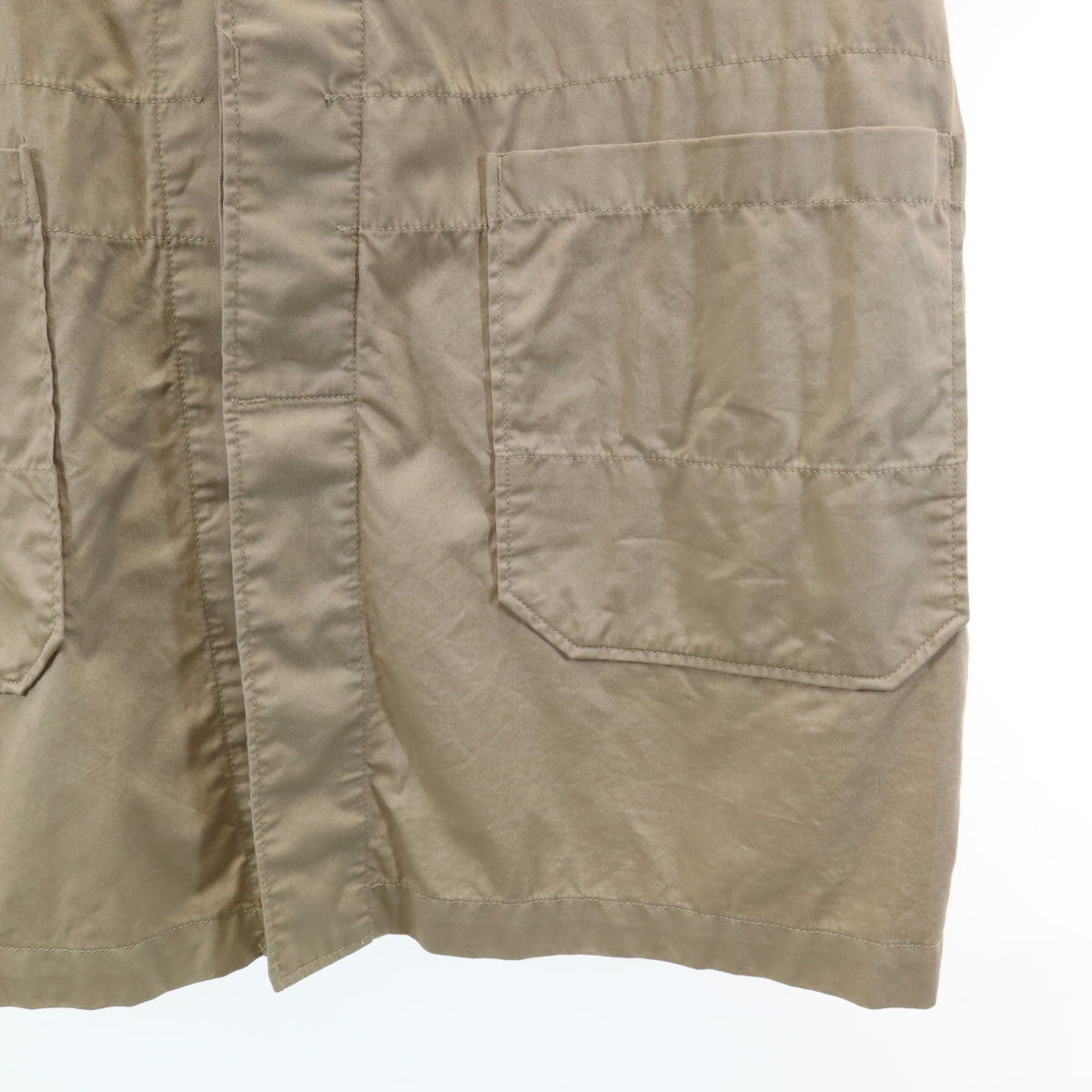 ENGINEERED GARMENTS エンジニアドガーメンツ USA製 ショップコート M ベージュ ベルト付き メンズ