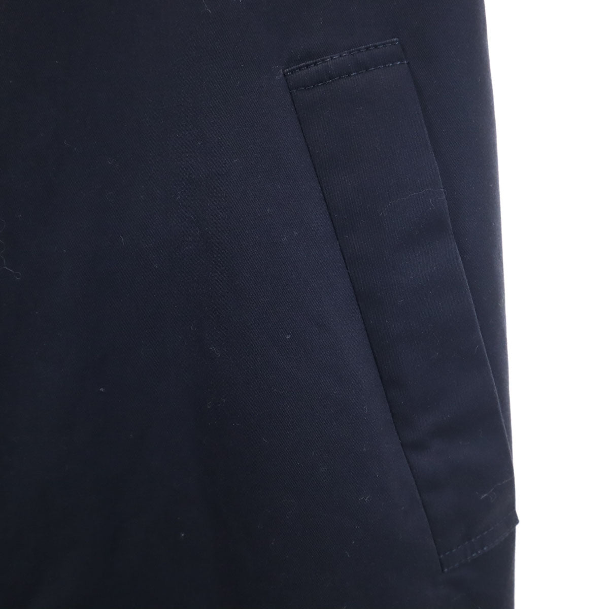 Lucien Pellat-Finet ルシアンペラフィネ 日本製 ステンカラーコート M ネイビー メンズ