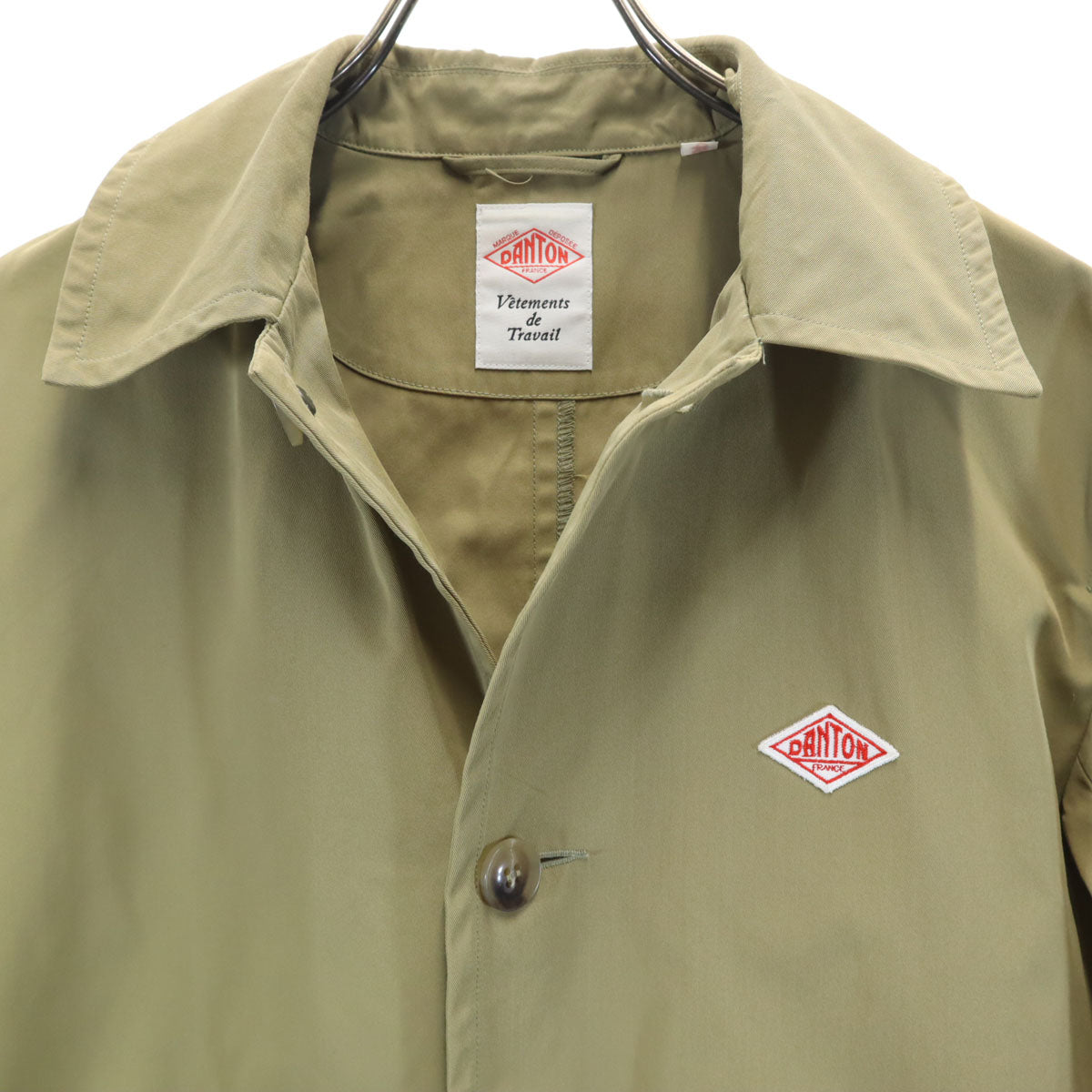 Danton ダントン ステンカラーコート 36 ベージュ メンズ