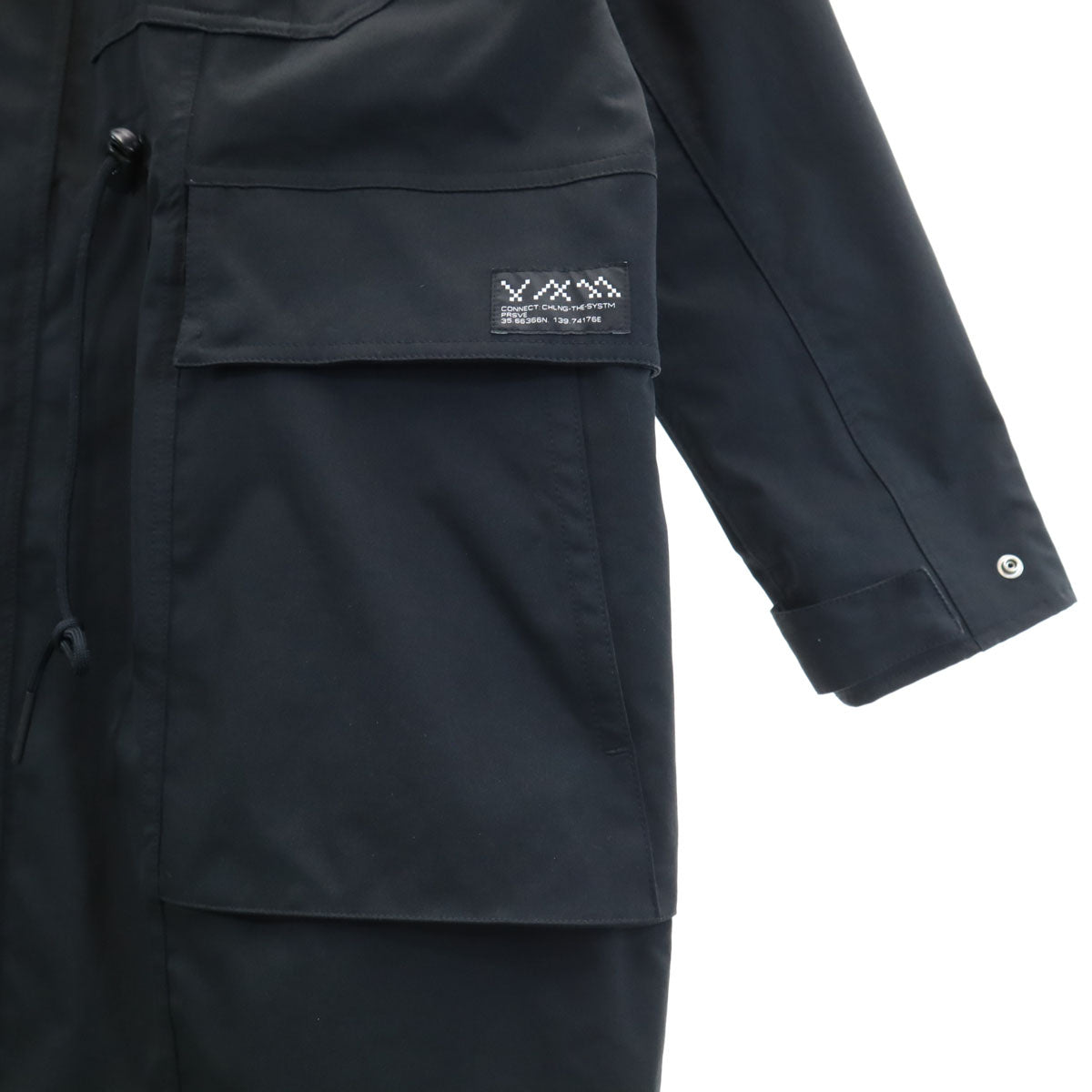 adidas アディダス PRSVEツイル ロングコート L ブラック メンズ