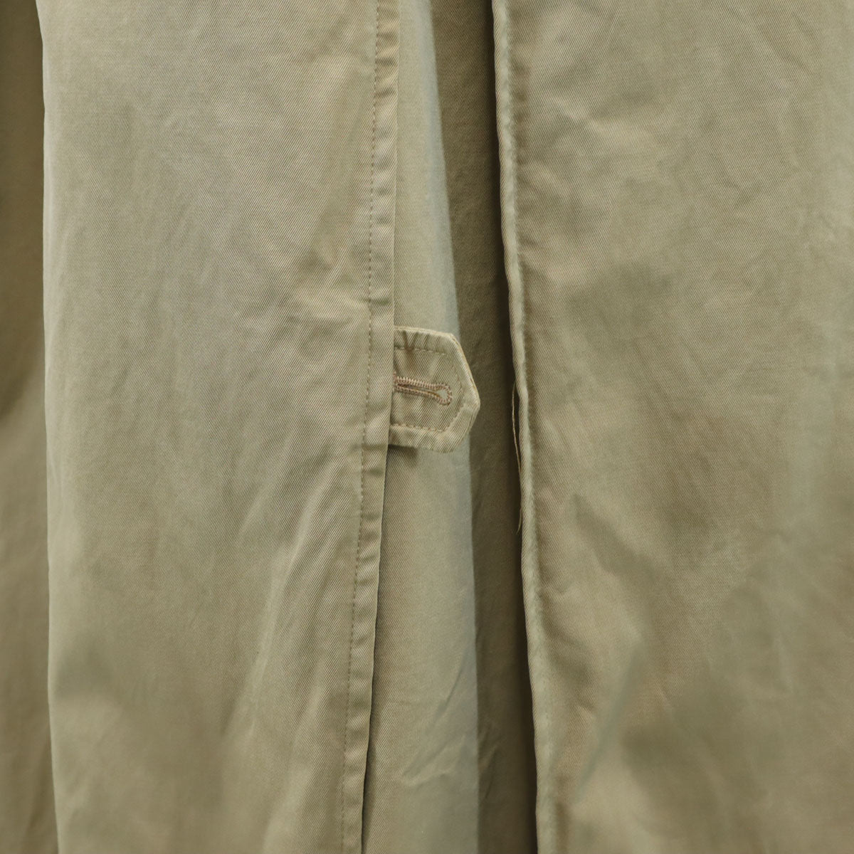 Aquascutum アクアスキュータム 70s 80s ヴィンテージ トレンチコート 36 ライトグリーン ベルト付き メンズ