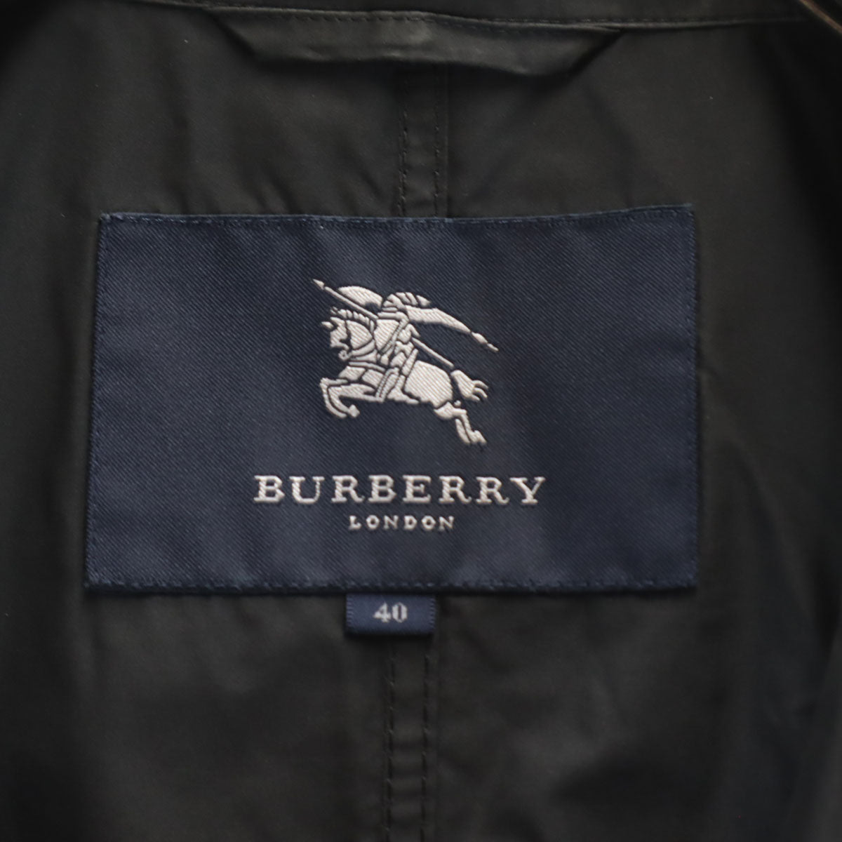 BURBERRY バーバリー 三陽商会 トレンチコート 40 ブラック レディース
