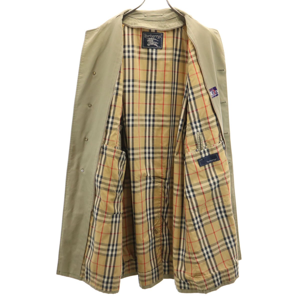 Burberrys バーバリーズ 90s オールド ステンカラーコート 92-170 ベージュブラウン メンズ