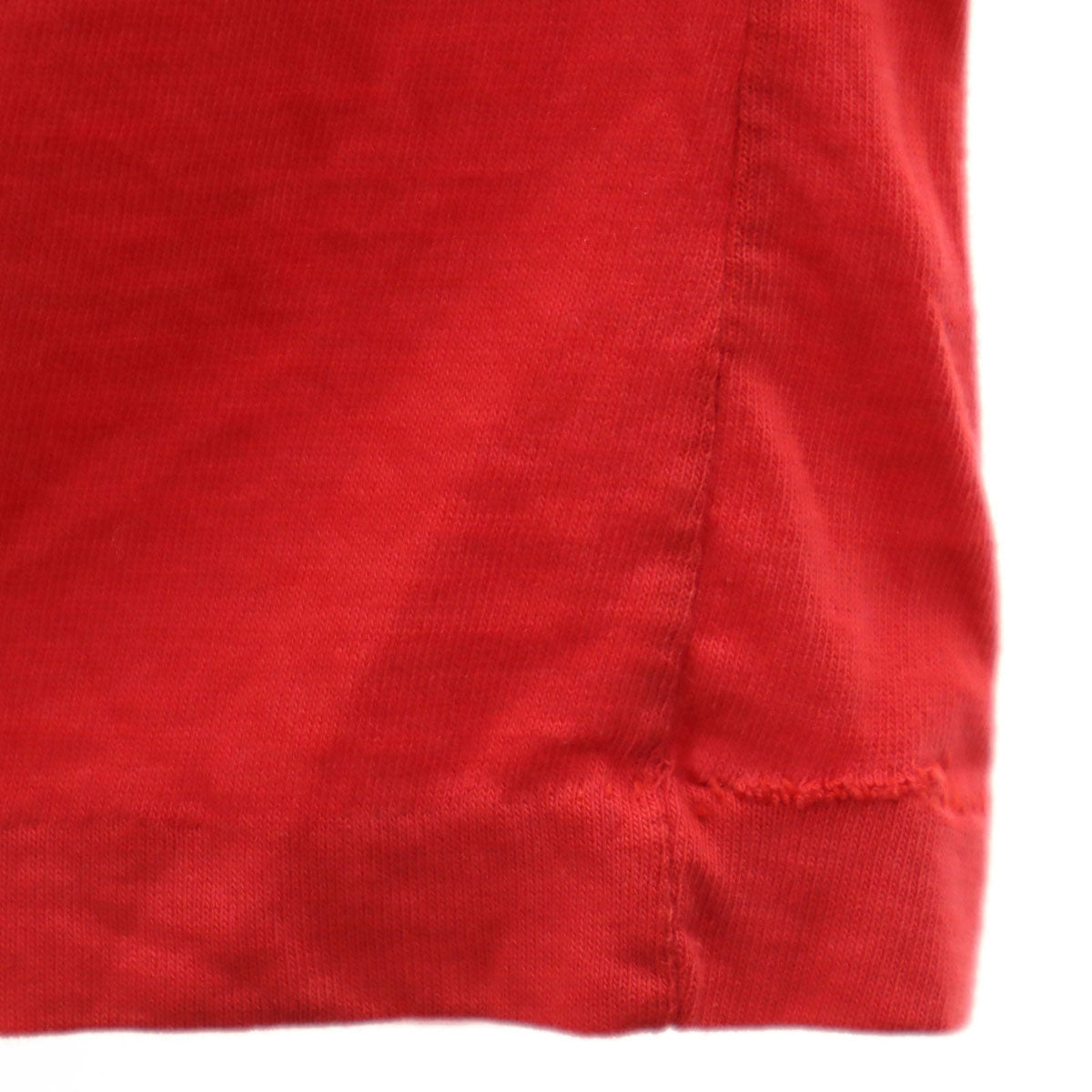 VINTAGE ヴィンテージ 70s 80s オールミス・レベルズ 半袖 ロング Tシャツ レッド シングルステッチ フットボール メンズ