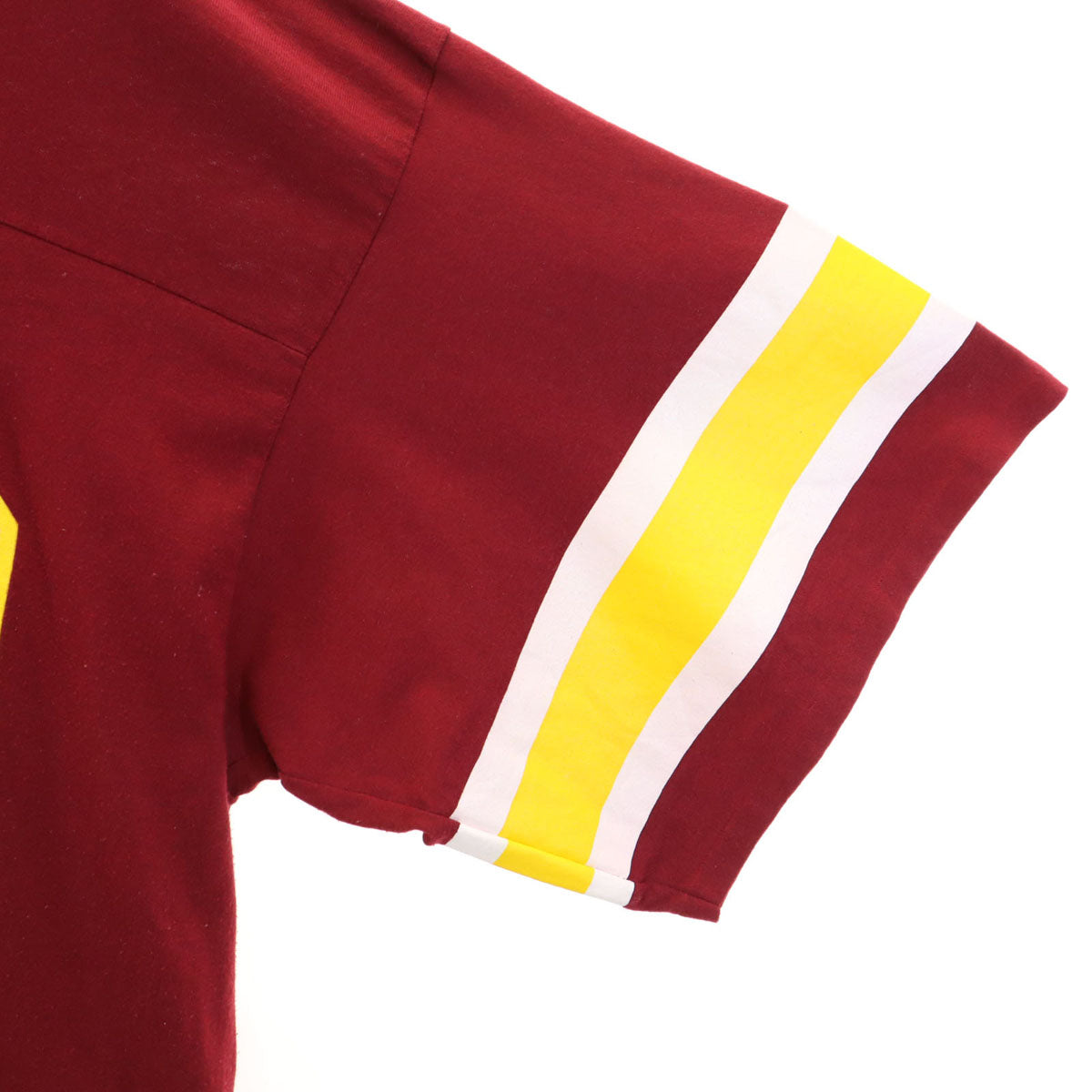 LOGO7 ロゴセブン 90s USA製 オールド WEST BROOK 82 半袖 ロング Vネック Tシャツ レッド系 メンズ