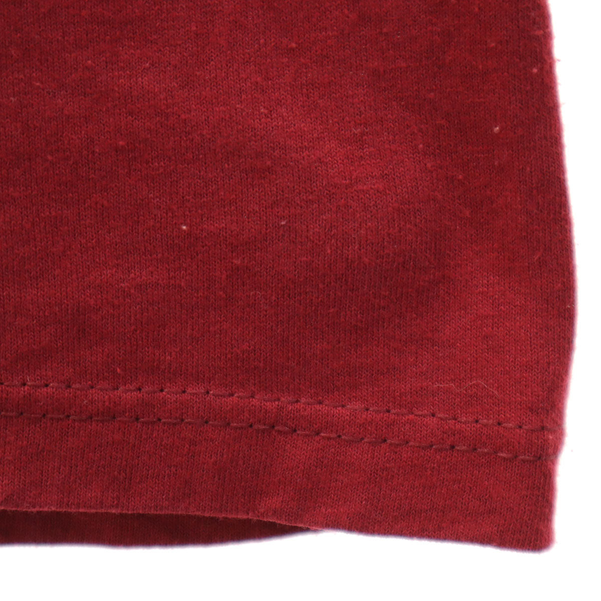 LOGO7 ロゴセブン 90s USA製 オールド WEST BROOK 82 半袖 ロング Vネック Tシャツ レッド系 メンズ