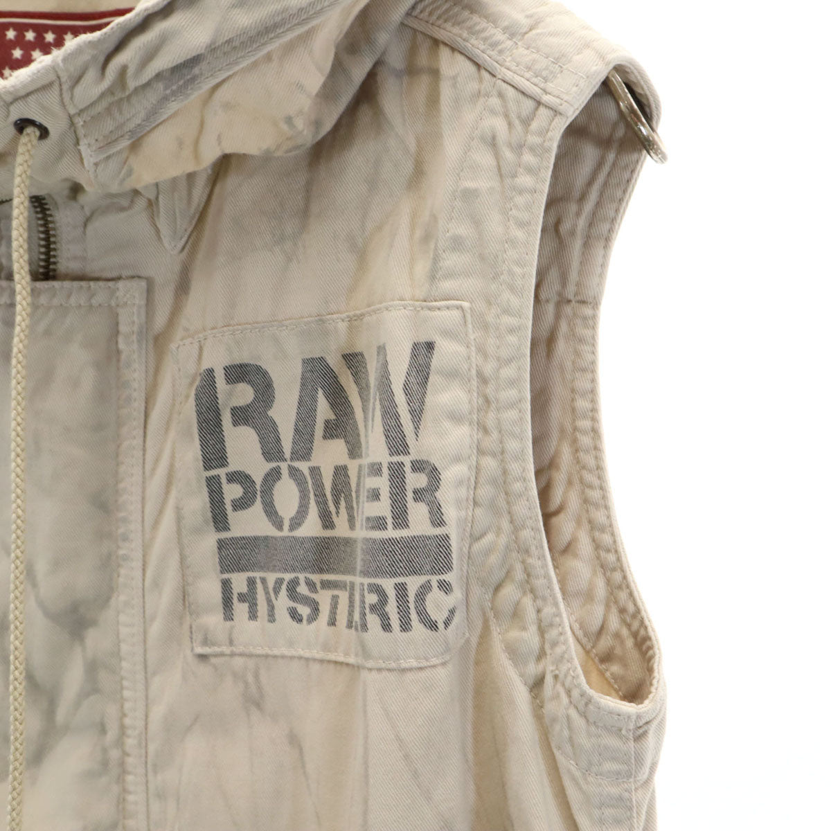 HYSTERIC GLAMOUR ヒステリックグラマー ノースリーブ モッズ ワンピース F ベージュ レディース