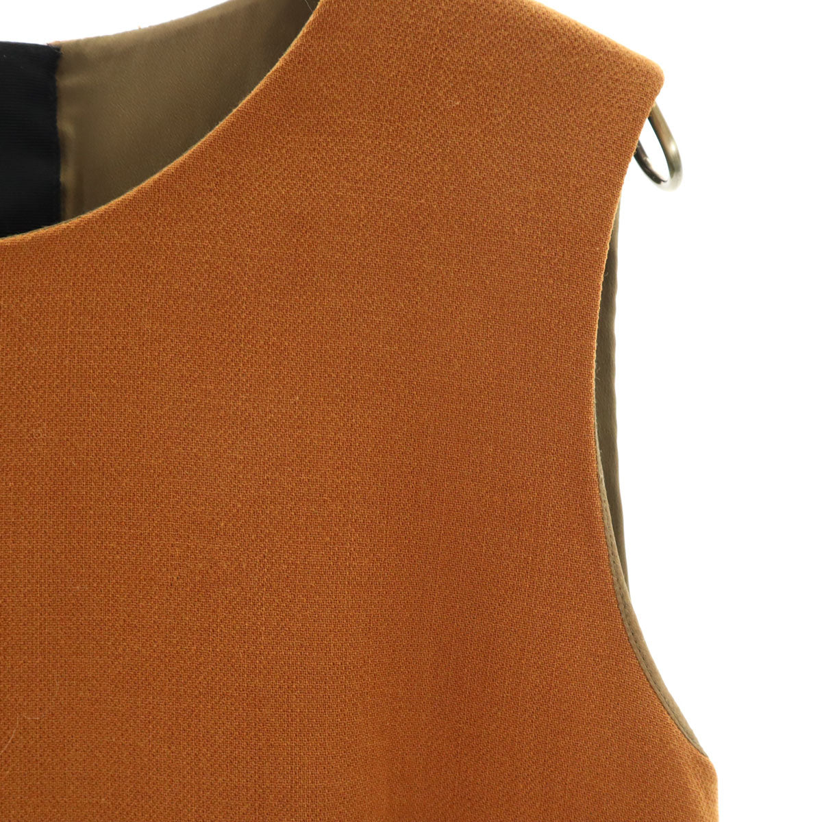 MARNI マルニ イタリア製 ノースリーブ 膝丈ワンピース 36 ブラウン レディース