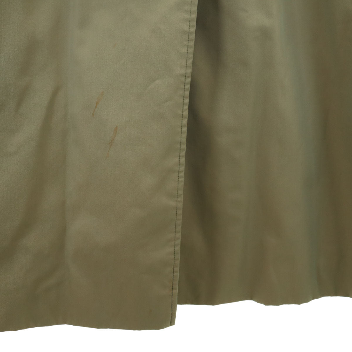 Burberrys バーバリーズ 80s 90s オールド 英国製 玉虫色 ノバチェック柄 ステンカラーコート カーキ レディース