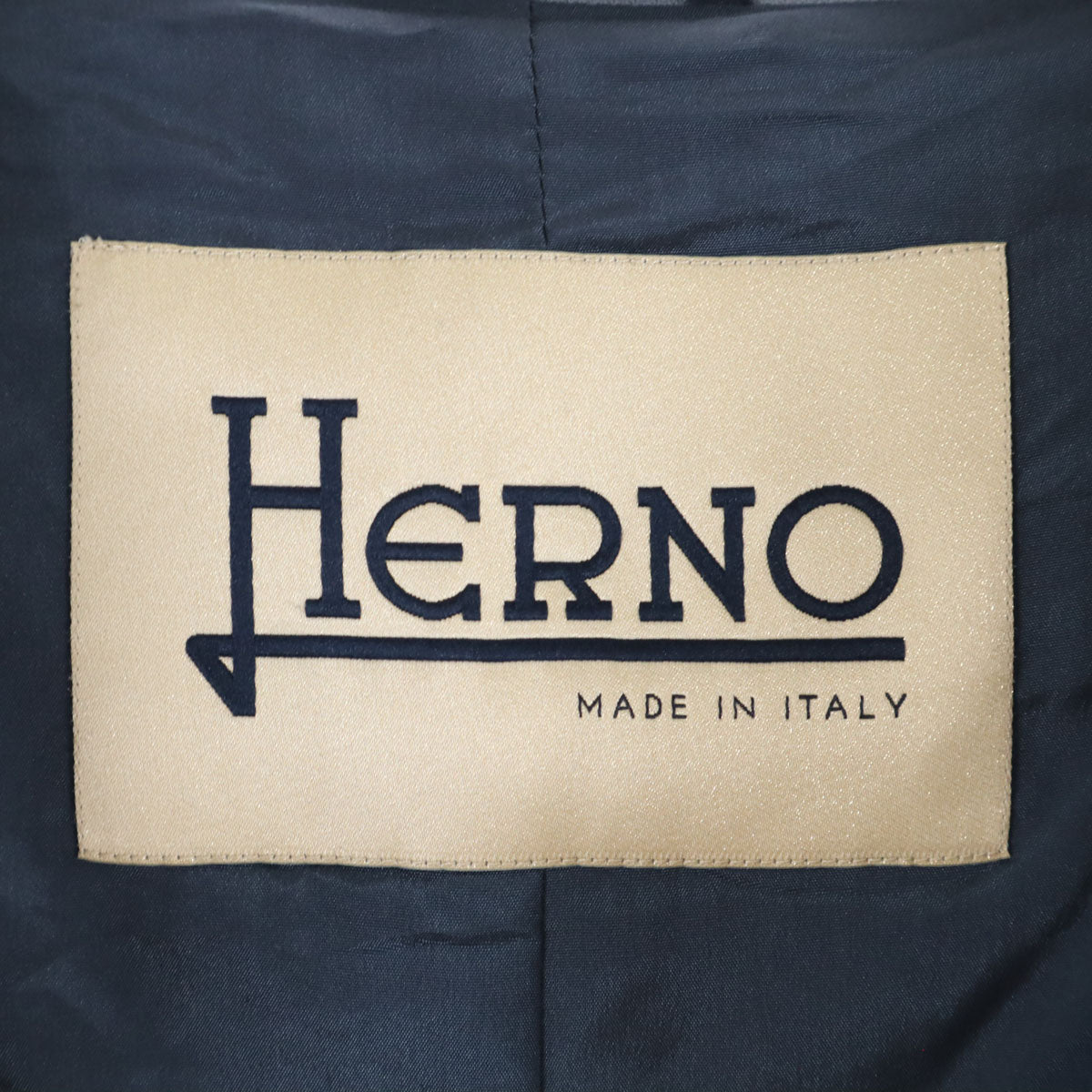 Herno ヘルノ イタリア製 コート 42 ブルー レディース