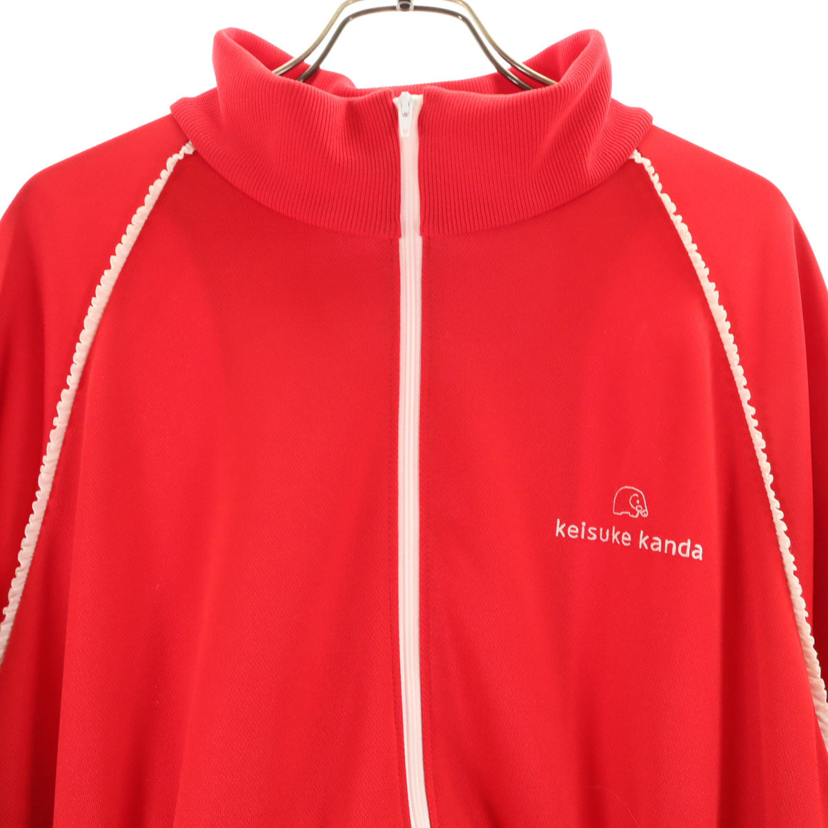 keisuke kanda ケイスケカンダ 日本製 ジャージミーツドレス ロングワンピース free レッド レディース