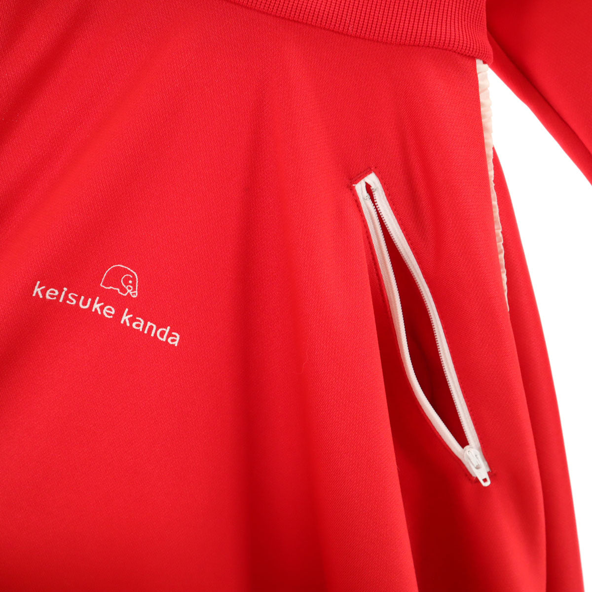 keisuke kanda ケイスケカンダ 日本製 ジャージミーツドレス ロングワンピース free レッド レディース