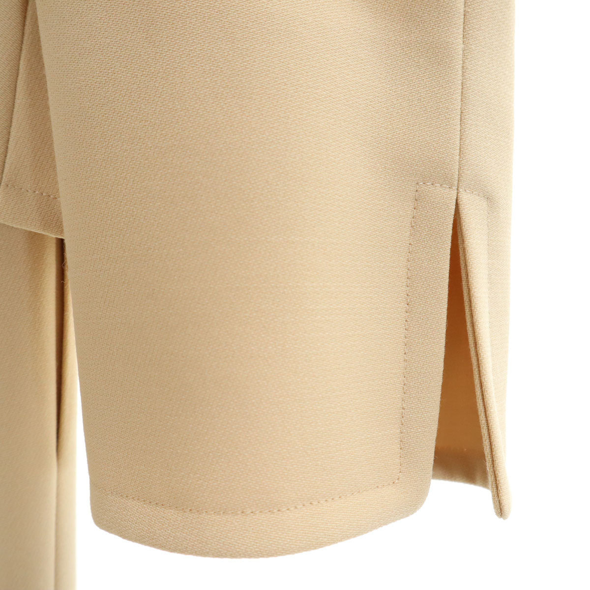 FOXEY フォクシー 日本製 アンサンブル 膝丈ワンピース 40 ベージュ テーラードジャケット レディース