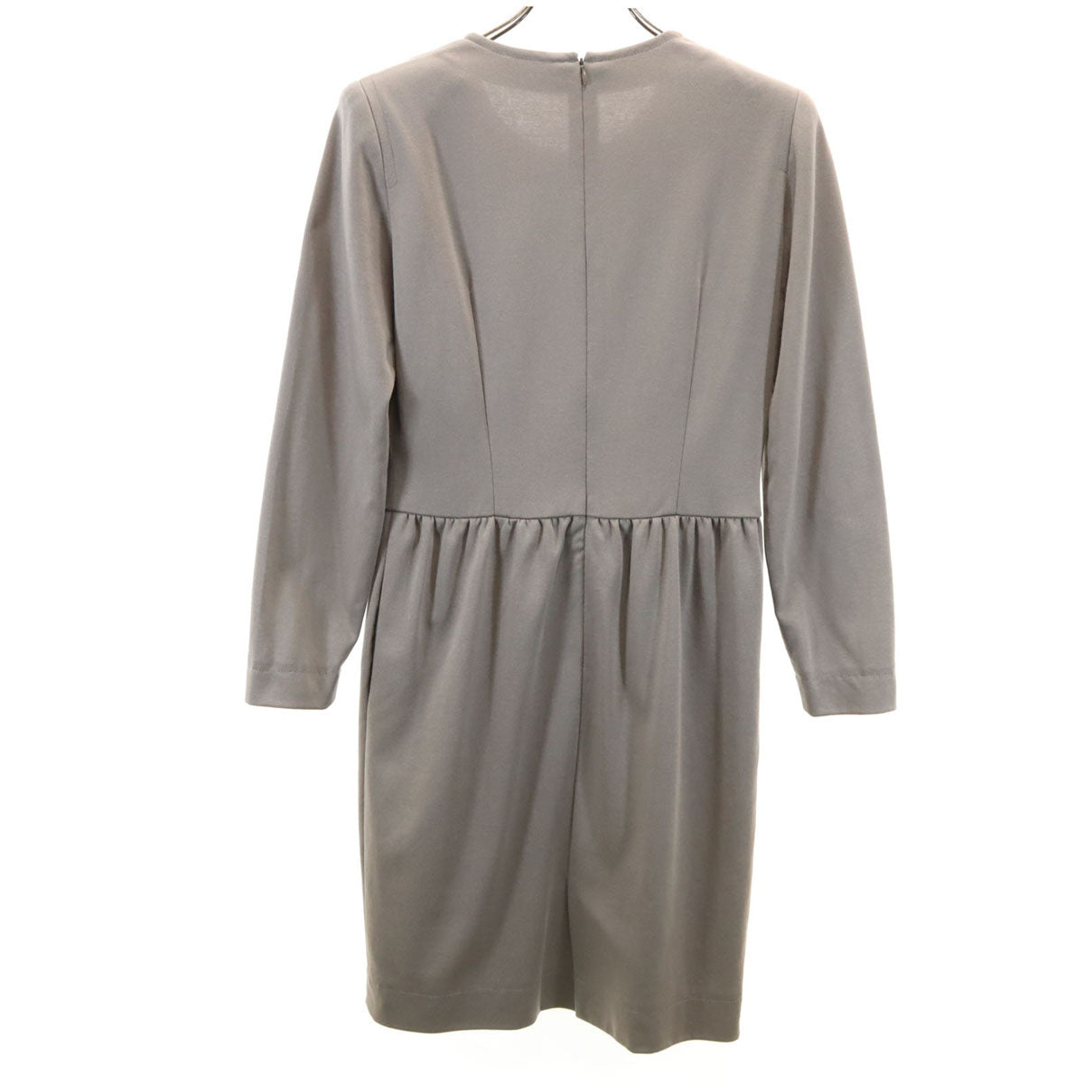 ジバンシィ ライト 90s オールド 長袖 ワンピース 9 グレー レディース