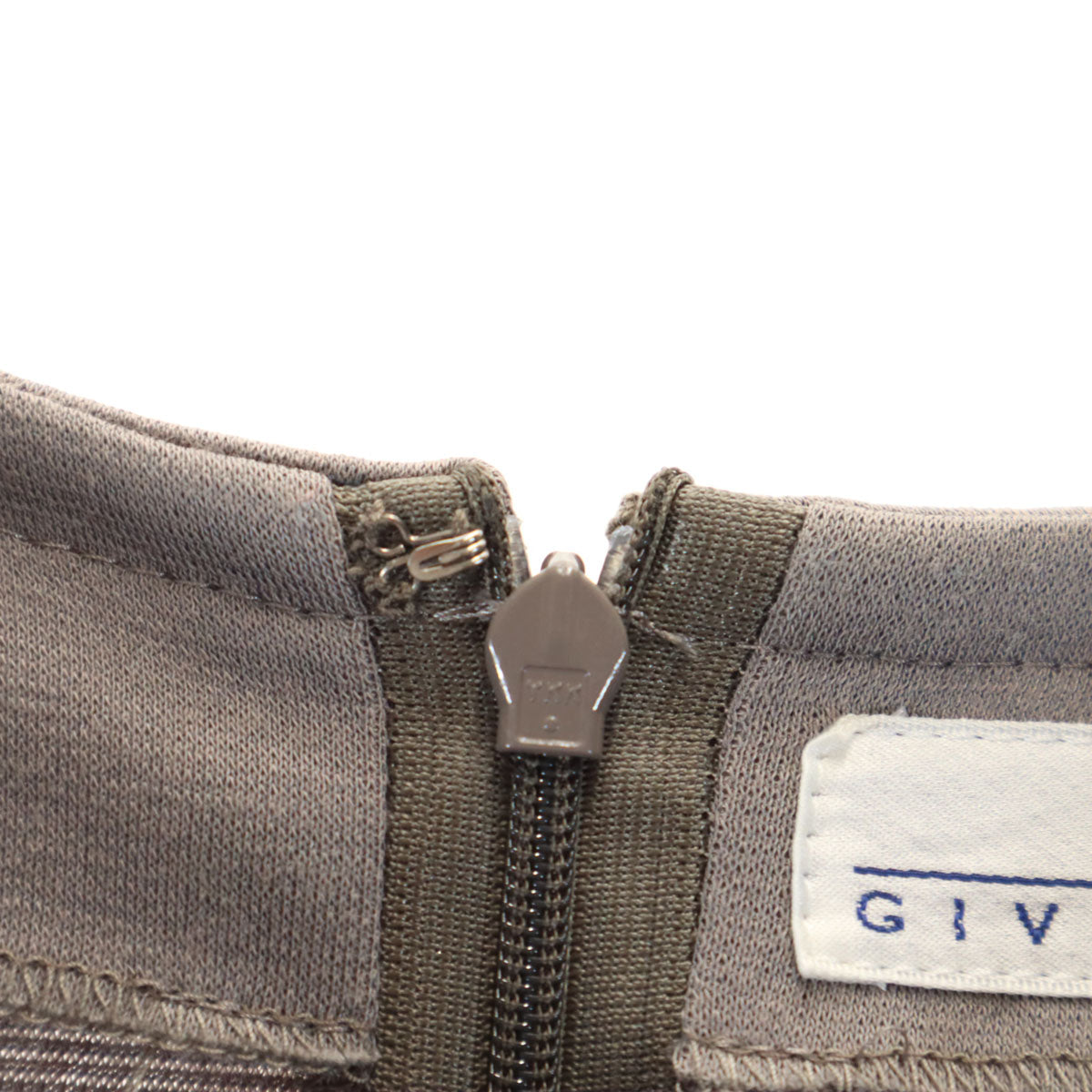 ジバンシィ ライト 90s オールド 長袖 ワンピース 9 グレー レディース