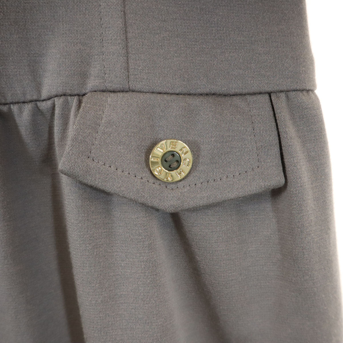 ジバンシィ ライト 90s オールド 長袖 ワンピース 9 グレー レディース