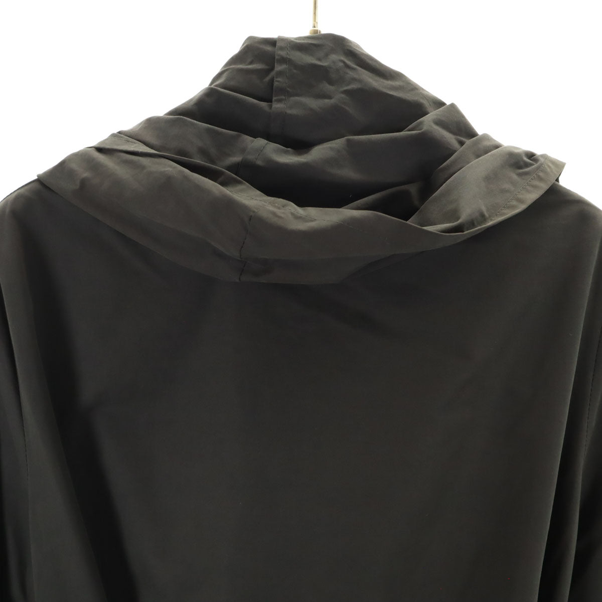 mizuiro ind ミズイロインド 日本製 リネンブレンド コート 黒 レディース