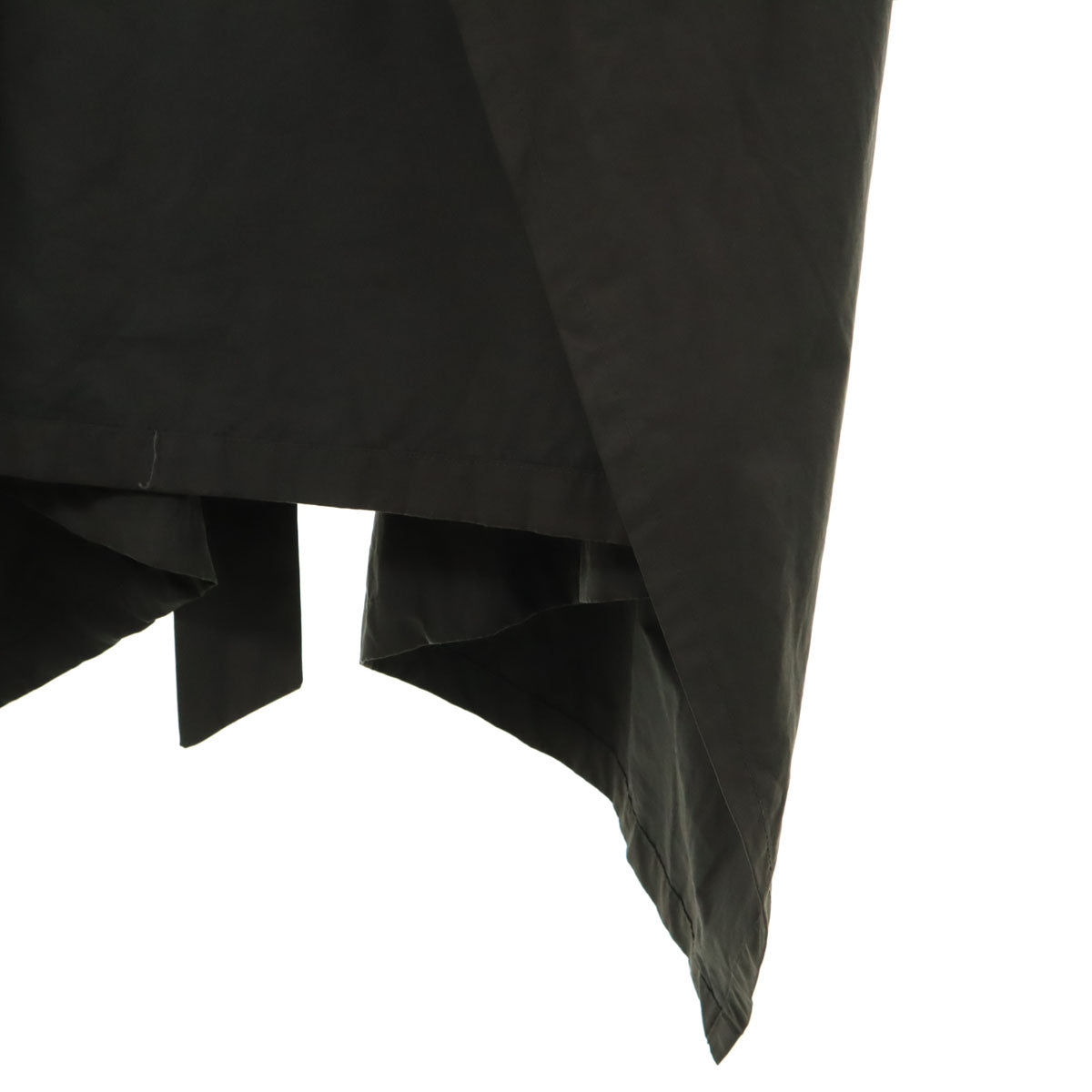 mizuiro ind ミズイロインド 日本製 リネンブレンド コート 黒 レディース