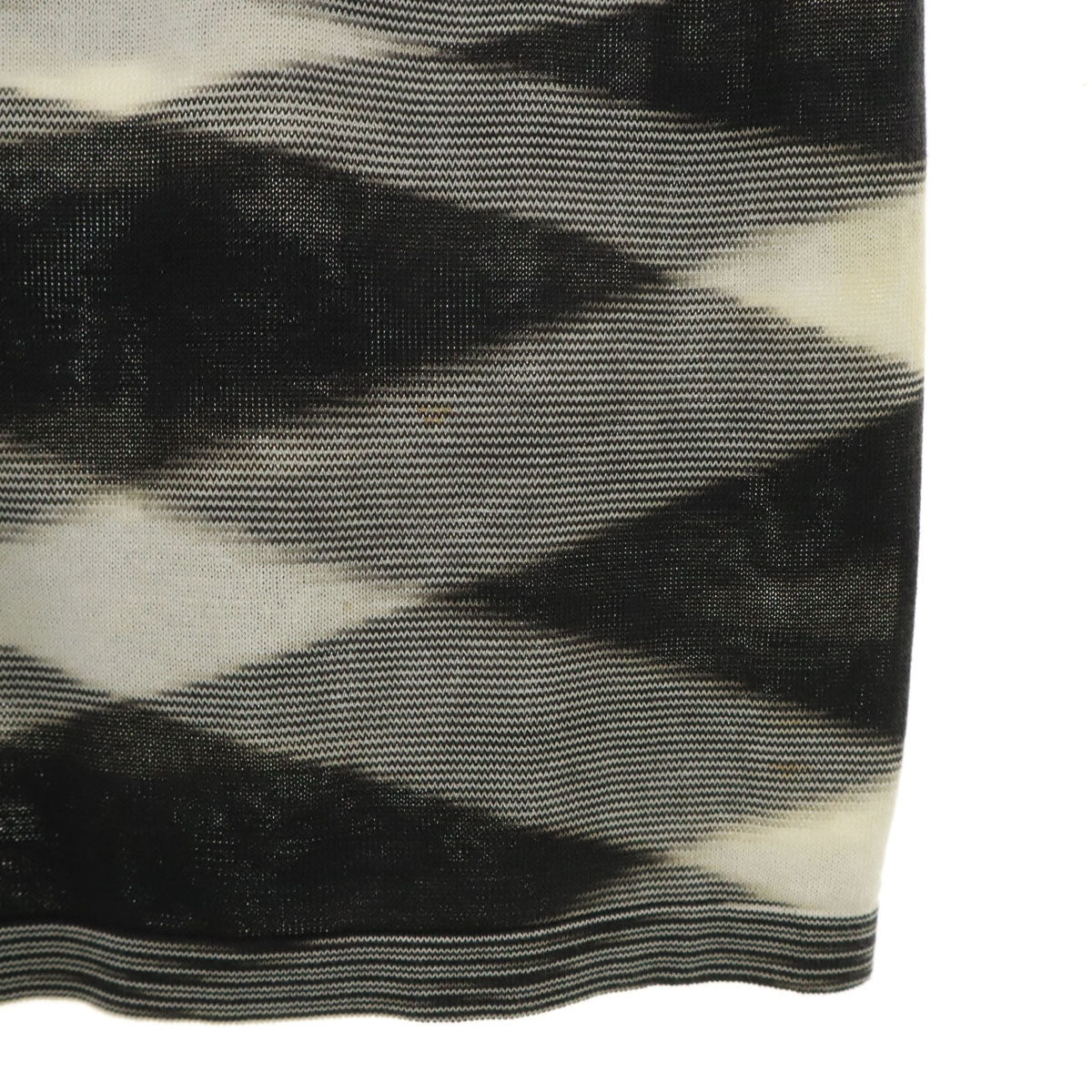 Missoni ミッソーニ イタリア製 総柄 半袖 ワンピース 40 黒系 レディース