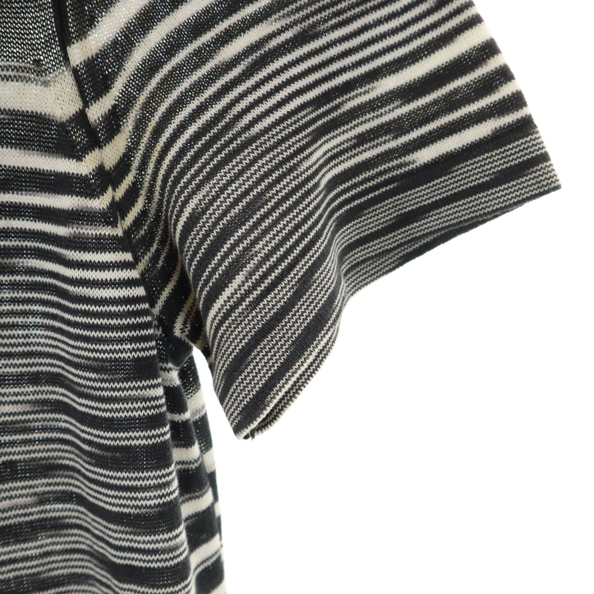 Missoni ミッソーニ イタリア製 総柄 半袖 ワンピース 40 黒系 レディース