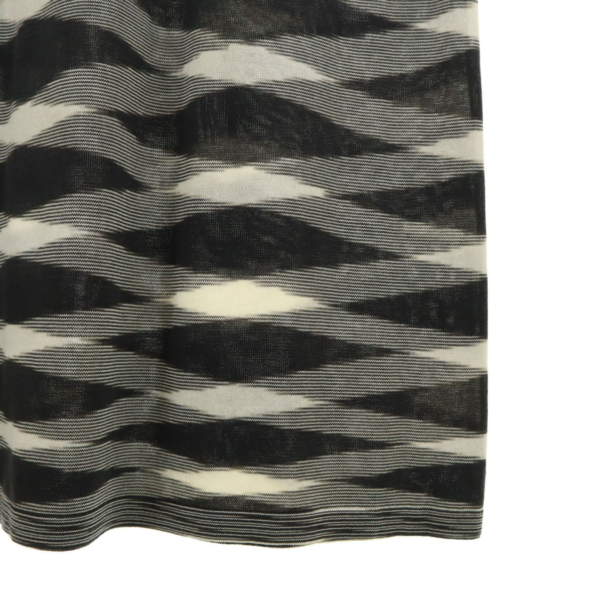 Missoni ミッソーニ イタリア製 総柄 半袖 ワンピース 40 黒系 レディース