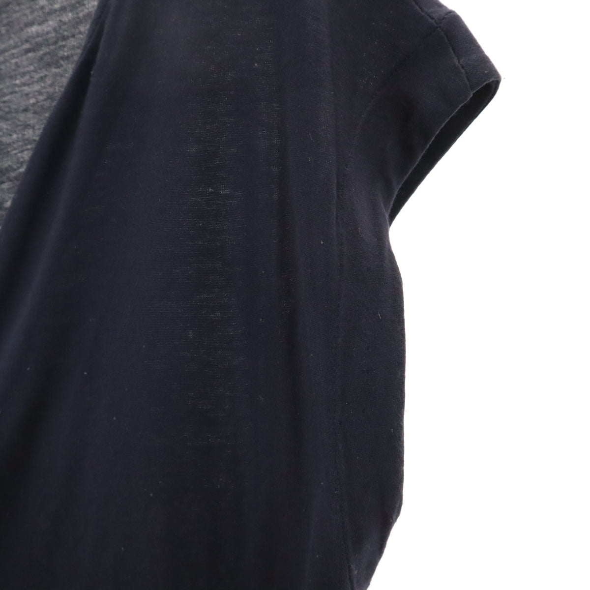 JIL SANDER ジルサンダー イタリア製 ノースリーブ スキッパーカラー ワンピース 32 ネイビー レディース