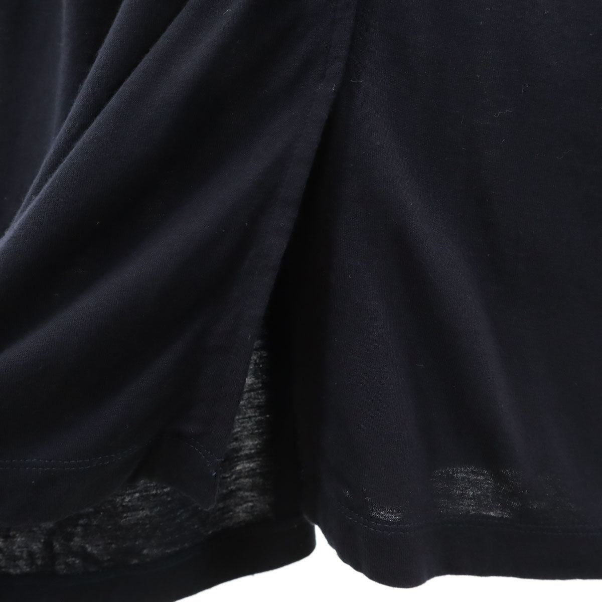 JIL SANDER ジルサンダー イタリア製 ノースリーブ スキッパーカラー ワンピース 32 ネイビー レディース