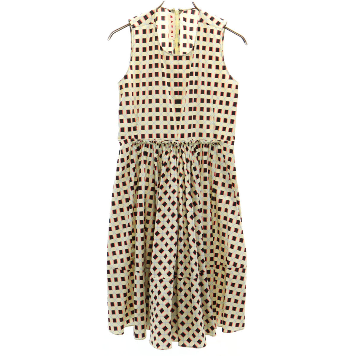 GIVENCHY ジバンシイ 90s シルクブレンド オールド 総柄 ノースリーブ