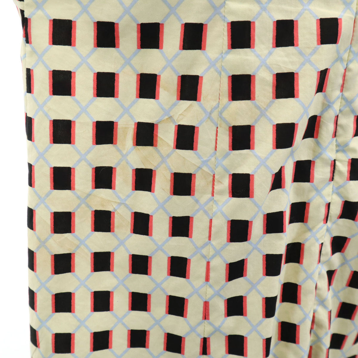 MARNI マルニ イタリア製 総柄 ノースリーブ ワンピース 38 ライトイエロー レディース