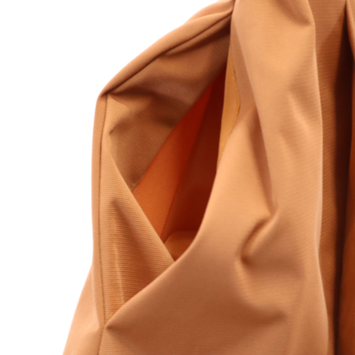 FOXEY NEW YORK フォクシーニューヨーク 日本製 ノースリーブ ワンピース 40 オレンジブラウン レディース