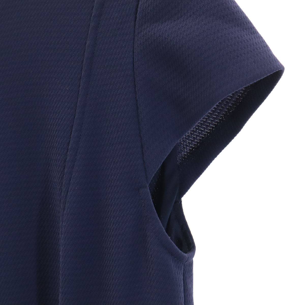 FOXEY NEW YORK フォクシーニューヨーク 日本製 半袖 フレンチスリーブ ワンピース 40 ネイビー レディース